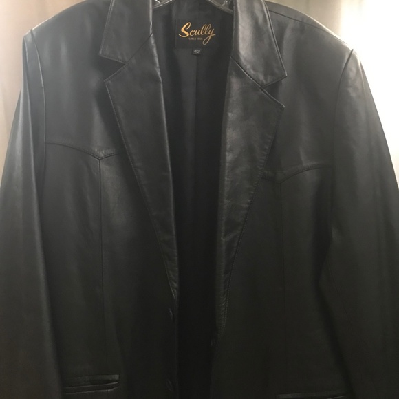 Scully leather blazer mens 42 - Picture 1 of 3